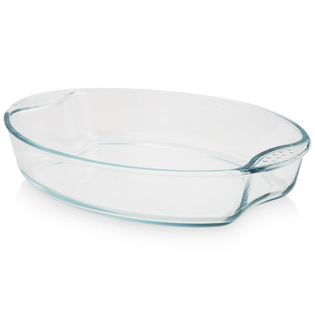 Oven form in borosilicate glass for baking and gratin