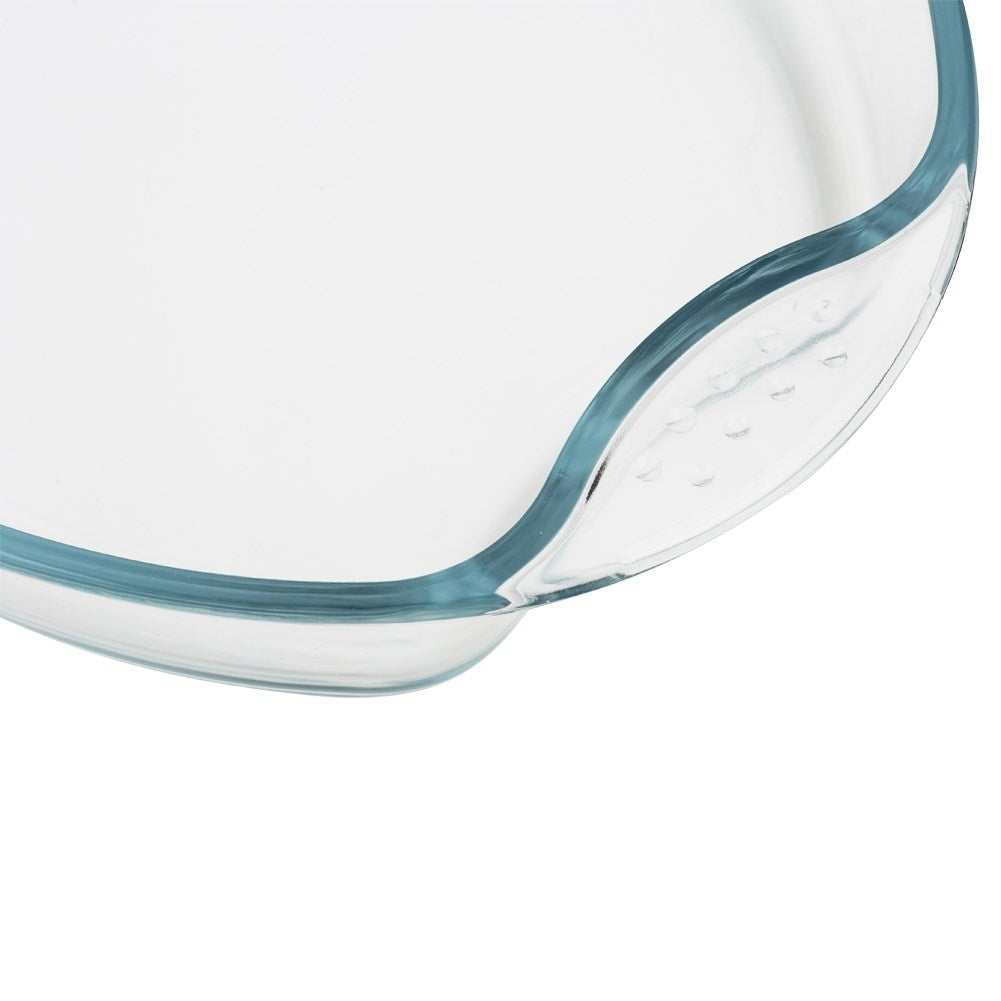 Oven form in borosilicate glass for baking and gratin