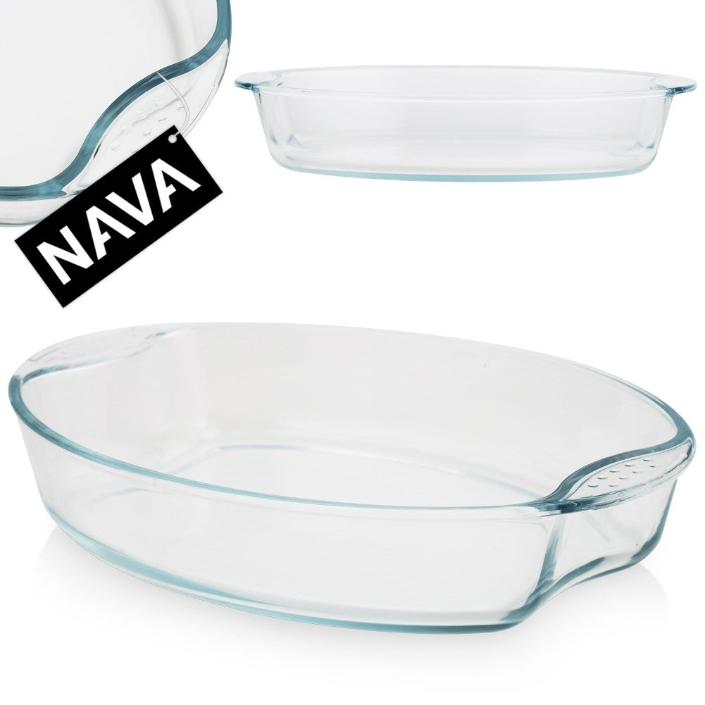 Oven form in borosilicate glass for baking and gratin