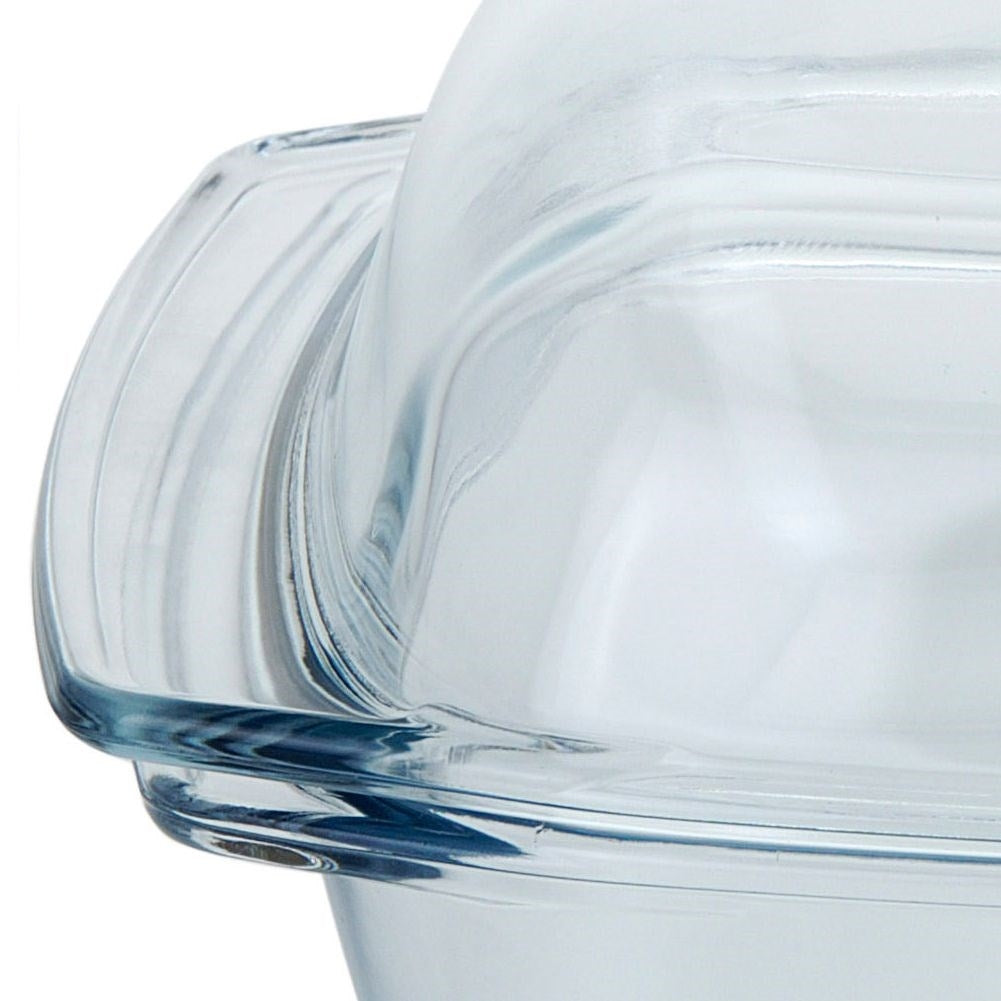 Oven form in borosilicate glass for baking and gratin