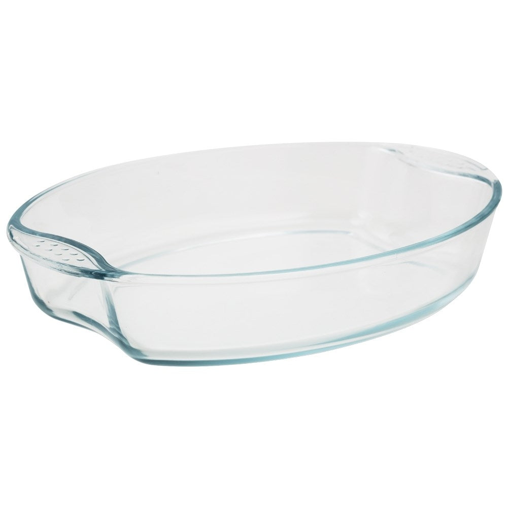 Oven form in borosilicate glass for baking and gratin