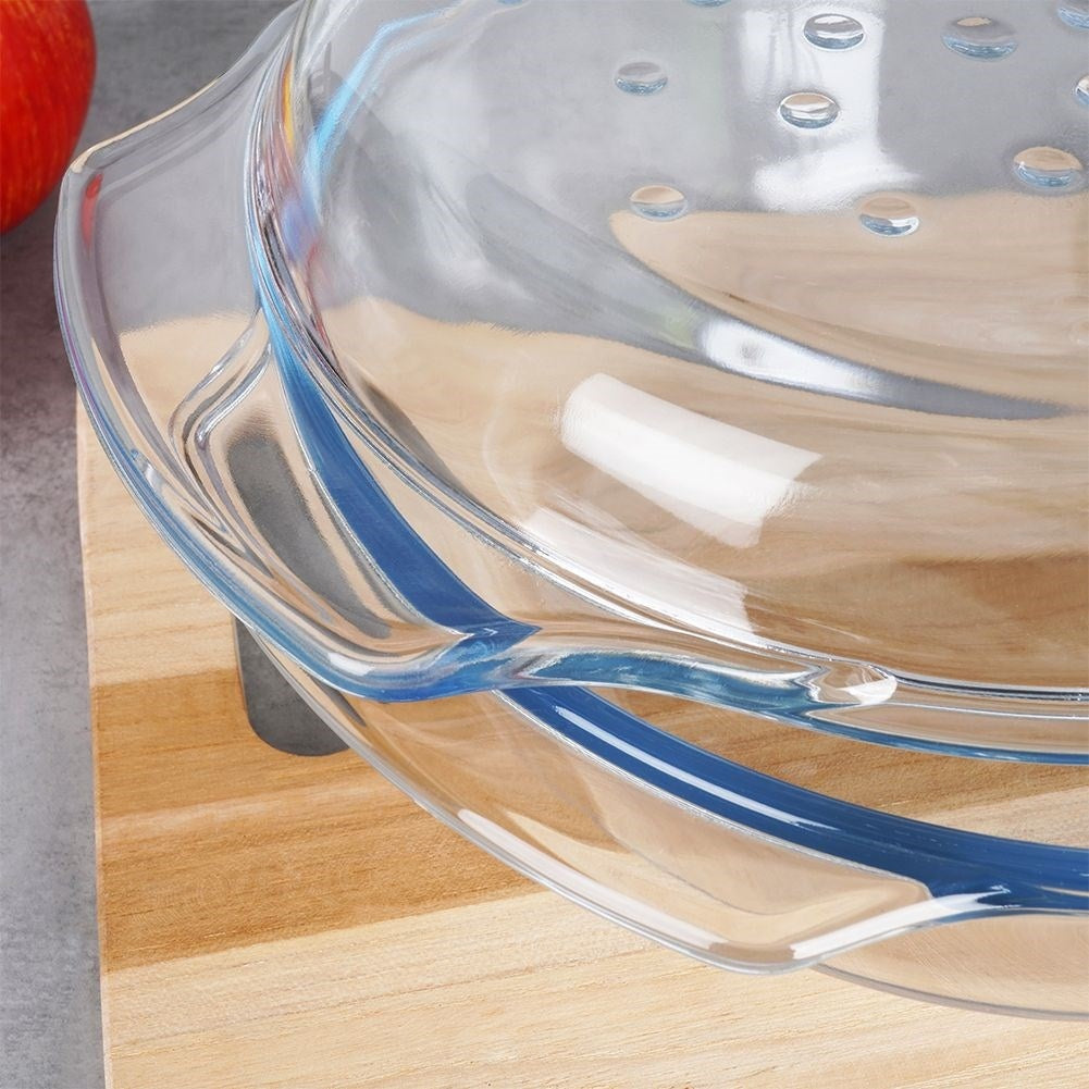 Oven form in heat-resistant glass for baking and cooking