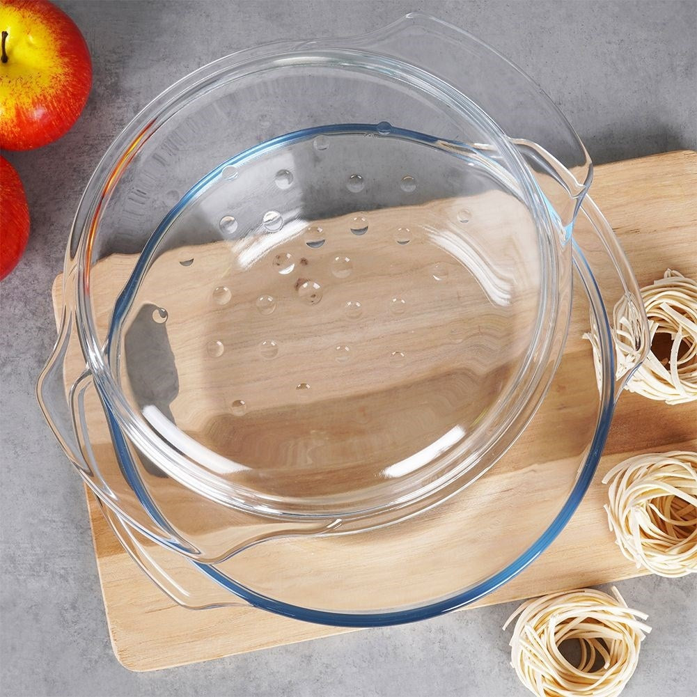 Oven form in heat-resistant glass for baking and cooking
