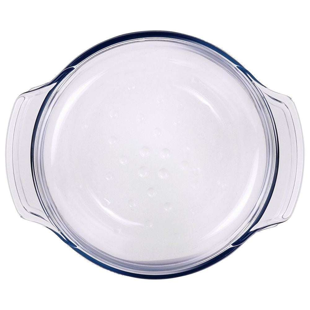 Oven form in heat-resistant glass for baking and cooking