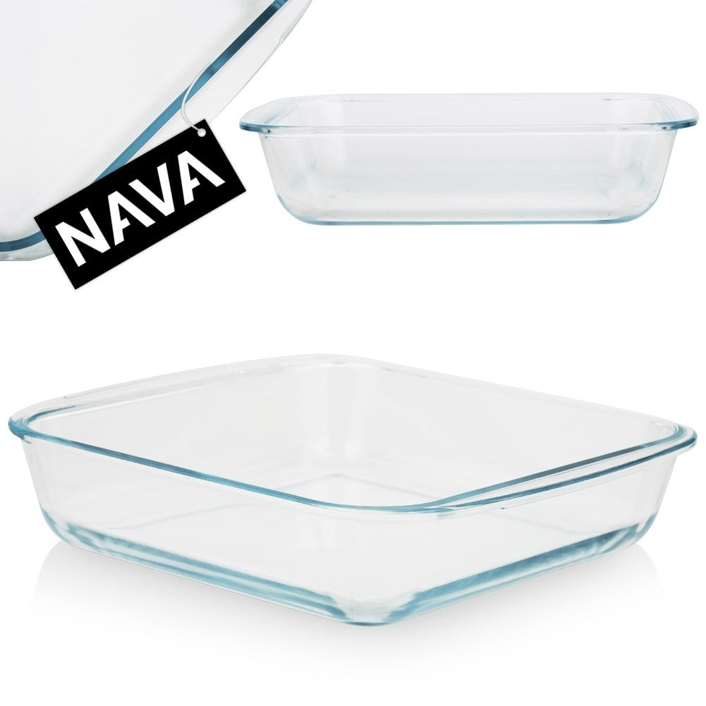 Oven form in heat-resistant glass for baking and cooking