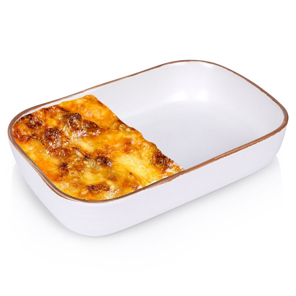 Ovenproof form for gratins, potatoes and baked vegetables