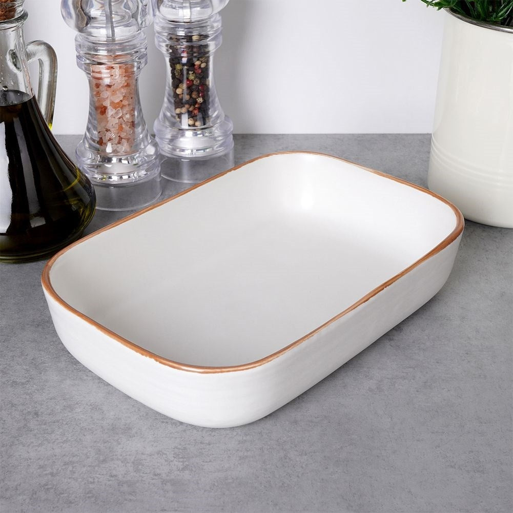 Ovenproof form for gratins, potatoes and baked vegetables