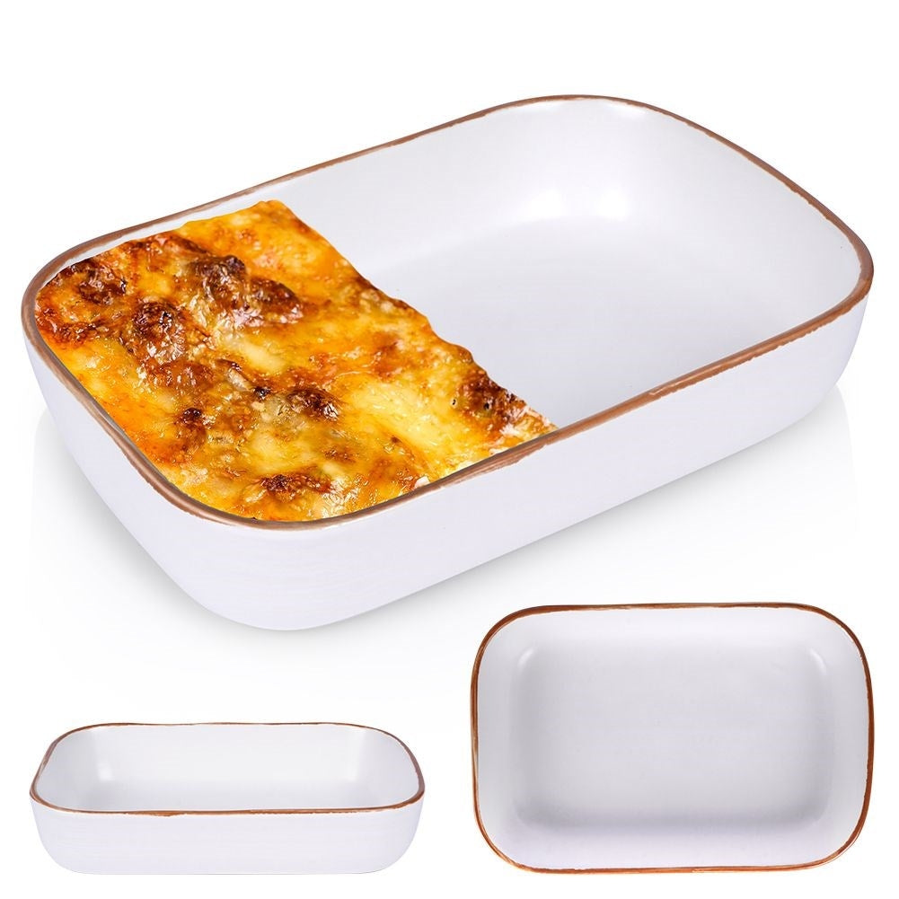Ovenproof form for gratins, potatoes and baked vegetables