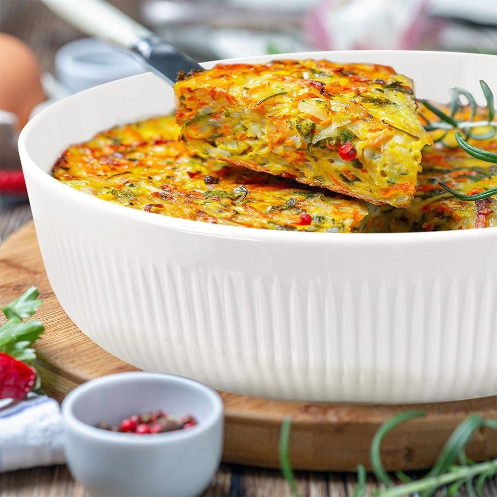 Ovenproof form for gratins, potatoes and roasted vegetables