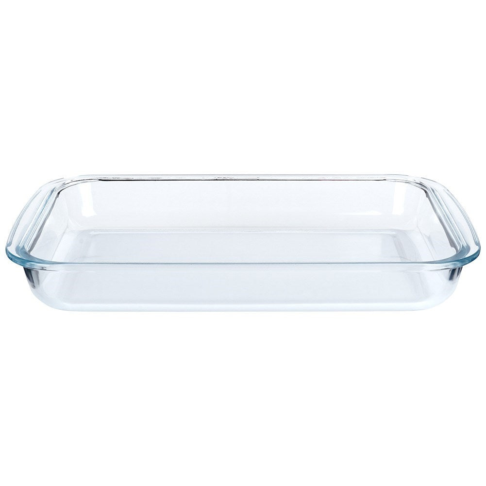 Ovenproof form in heat-resistant borosilicate glass