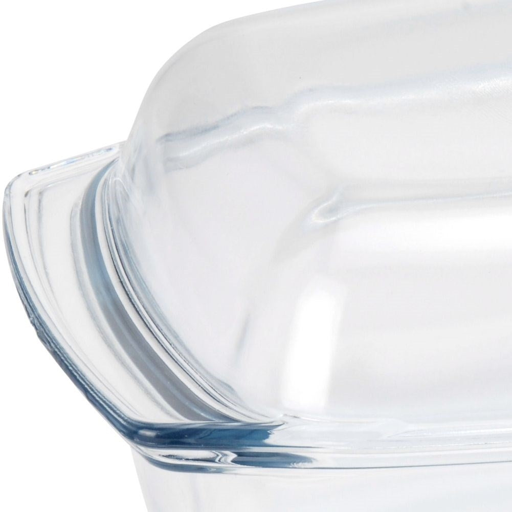 Oven-safe form in heat-resistant glass, dishwasher safe
