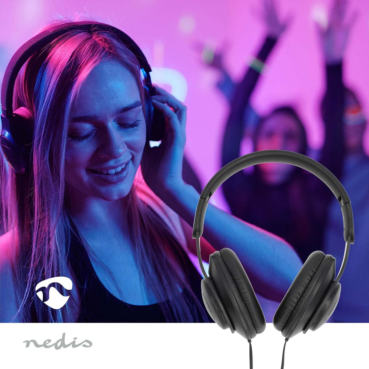 Over-Ear Wired Headphones | USB-C™ | Cable length: 1.20 m | Volume control | Black