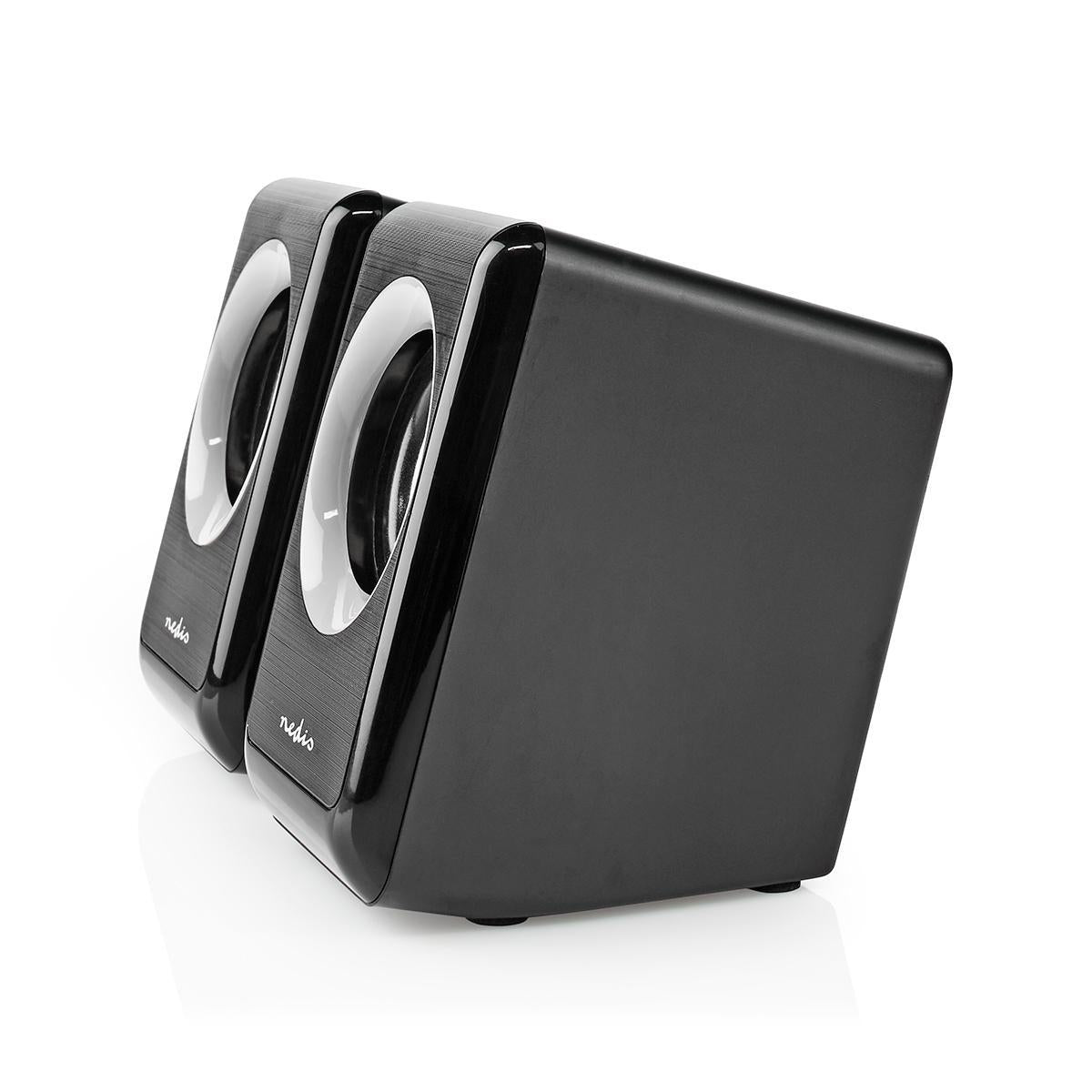 PC Speakers | 2.0 | 18 W| 3.5 mm Male | USB Power | Volume Control | Connection output