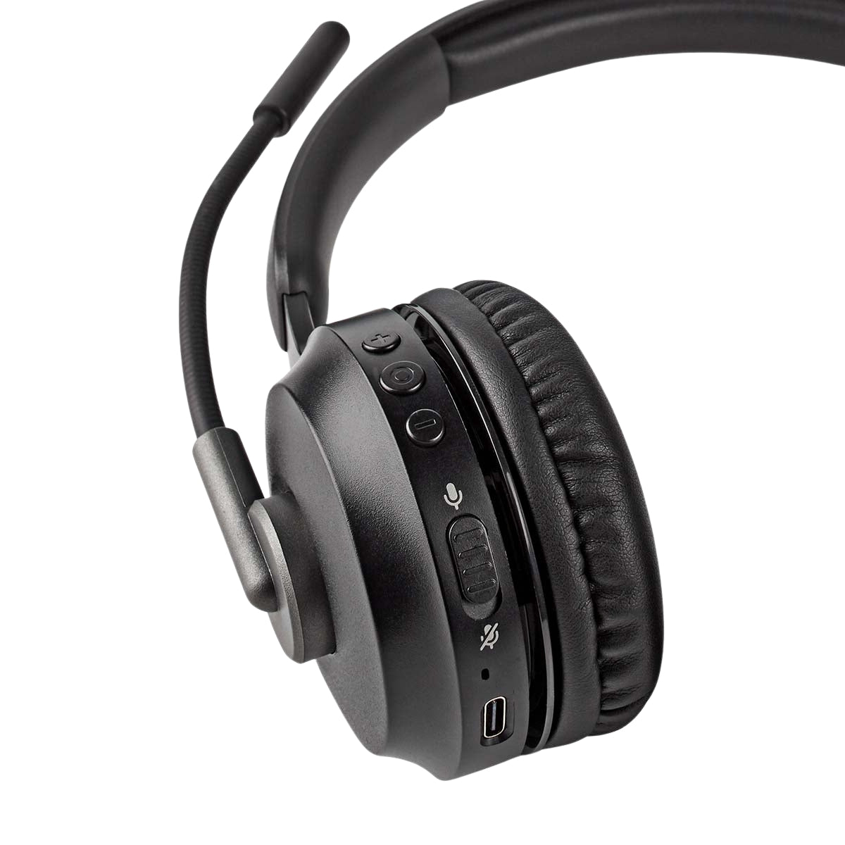 PC headset | On-Ear | Stereo | Bluetooth | Foldable Microphone | Black