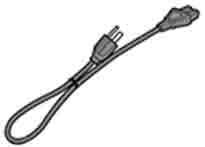 PWR-CORD OPT-954 2-COND 0.5-M-LG ROHS
