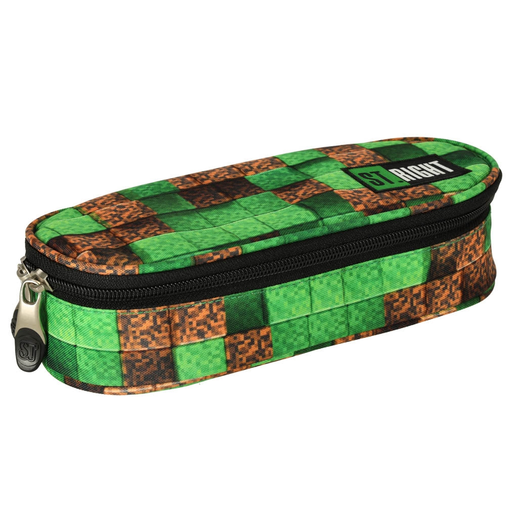Padded sachet pencil case with flap Pixel Cubes