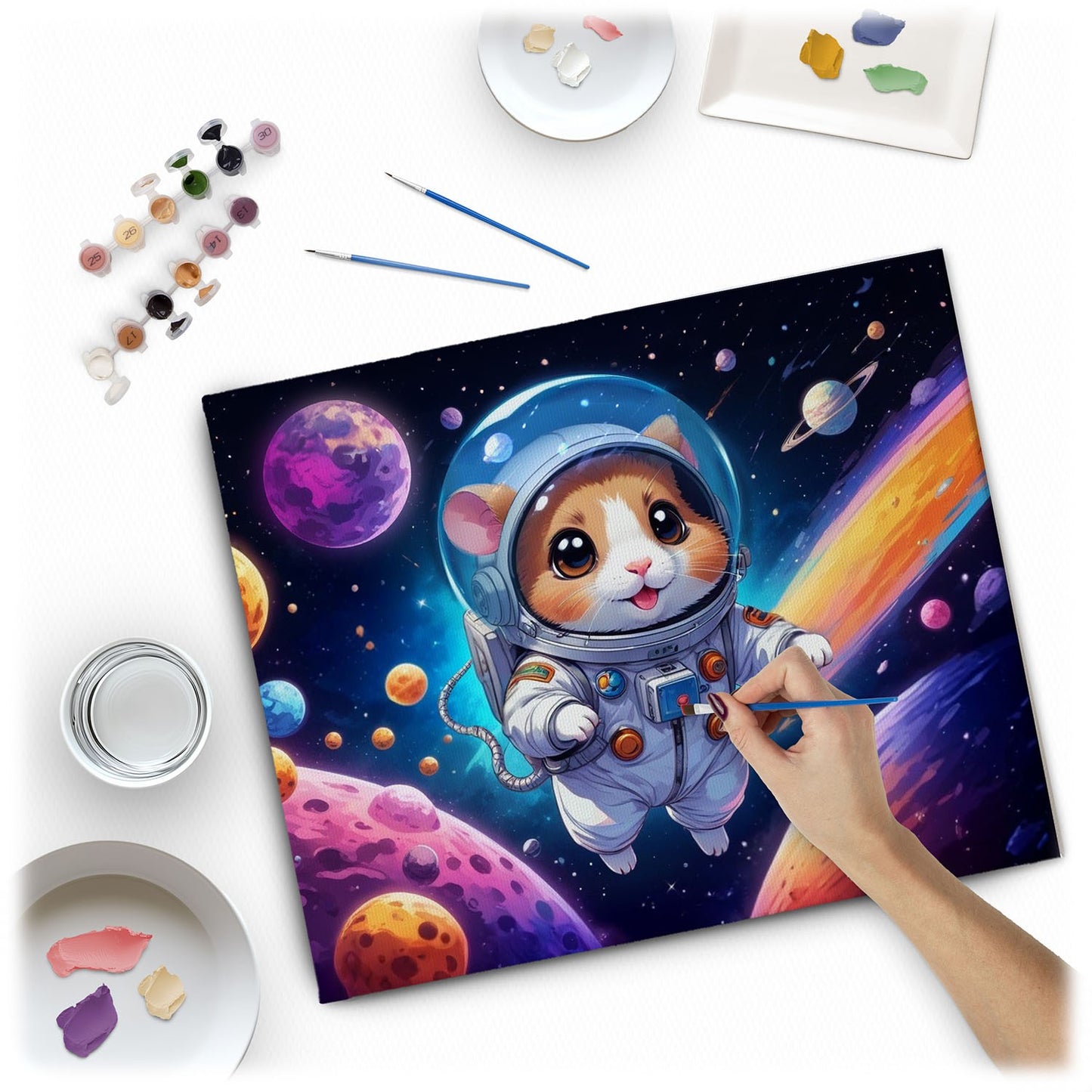 Painting by numbers 40x50 cm Massido Astronaut