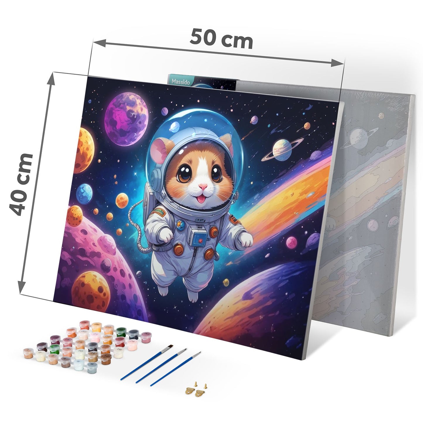 Painting by numbers 40x50 cm Massido Astronaut