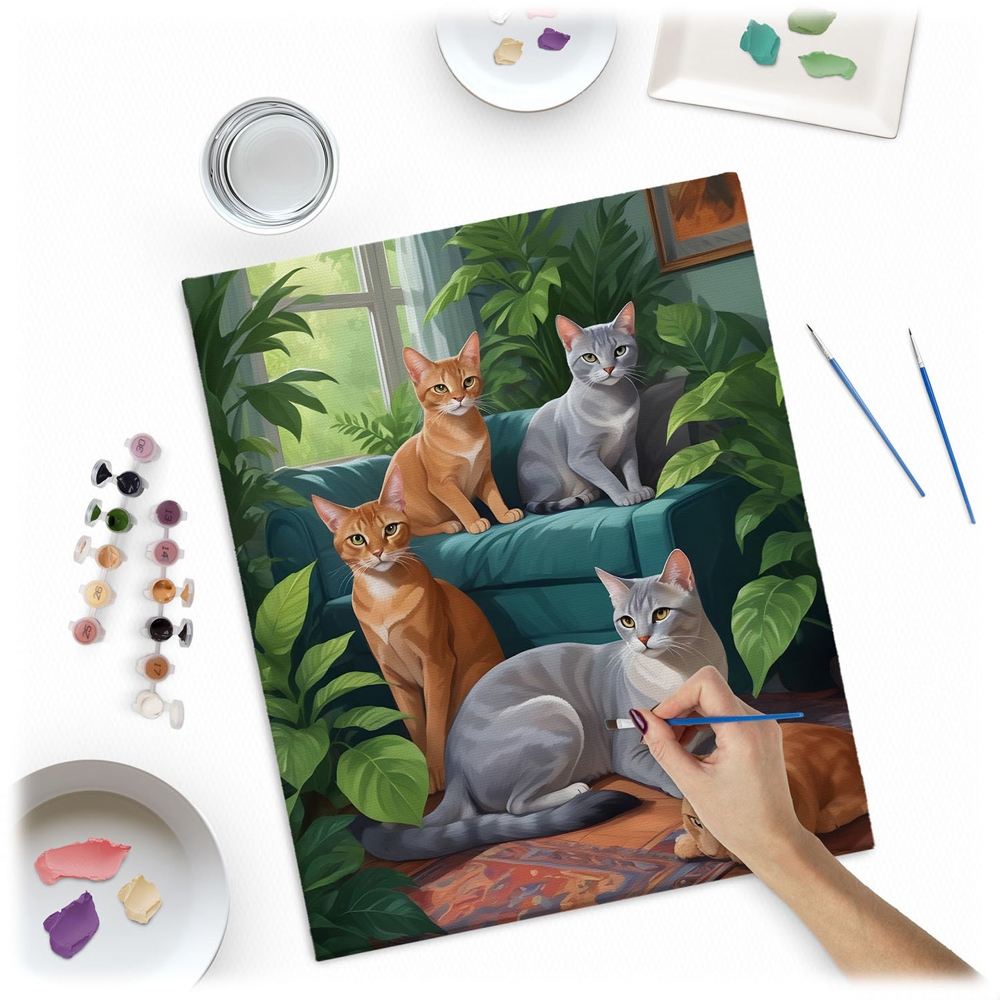 Painting by numbers 40x50 cm Massido Cats
