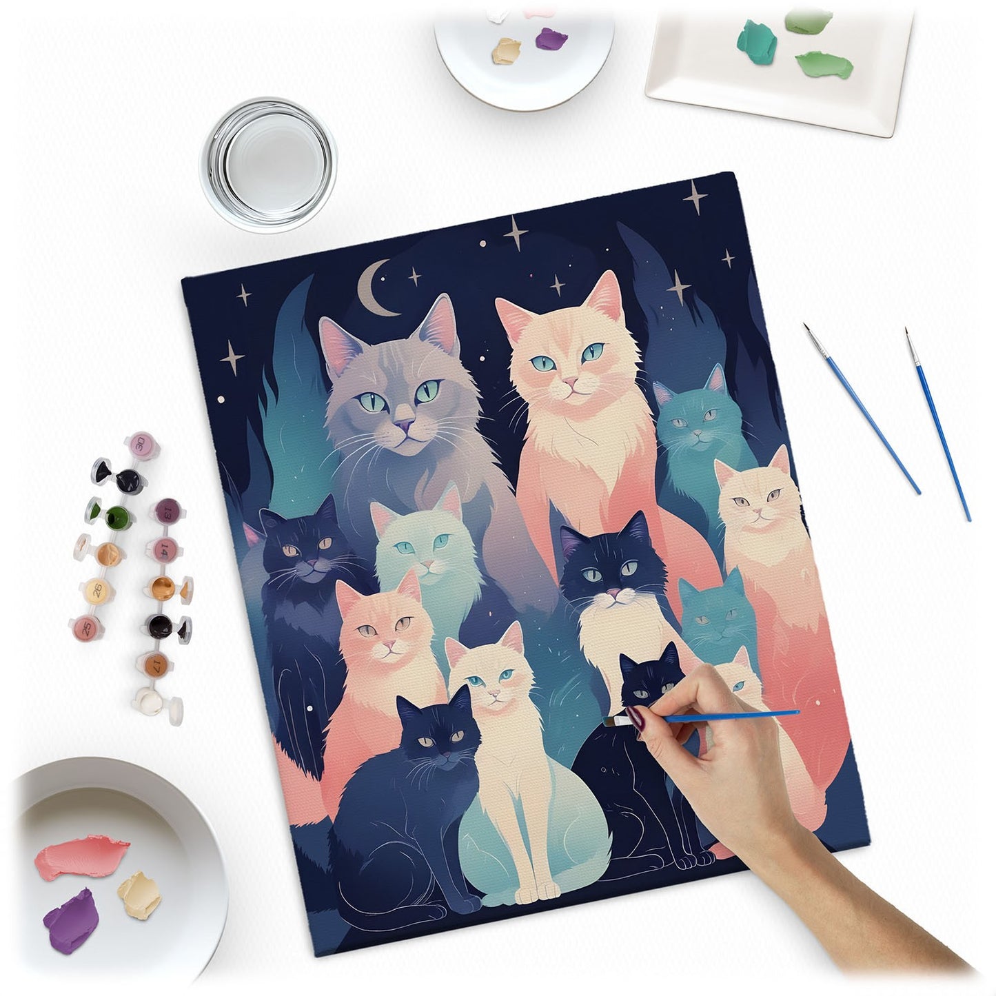 Painting by numbers 40x50 cm Massido Cats
