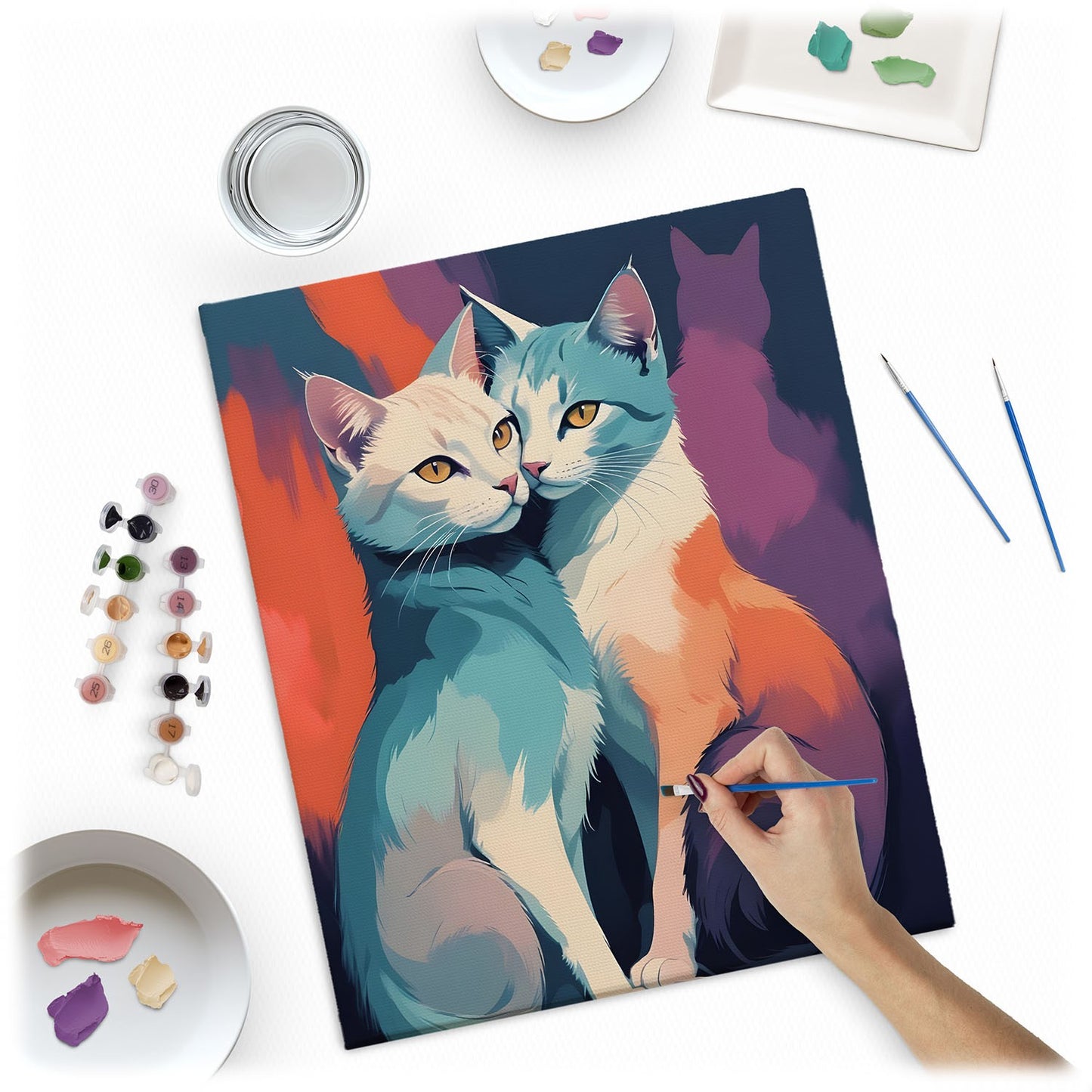 Painting by numbers 40x50 cm Massido Cats