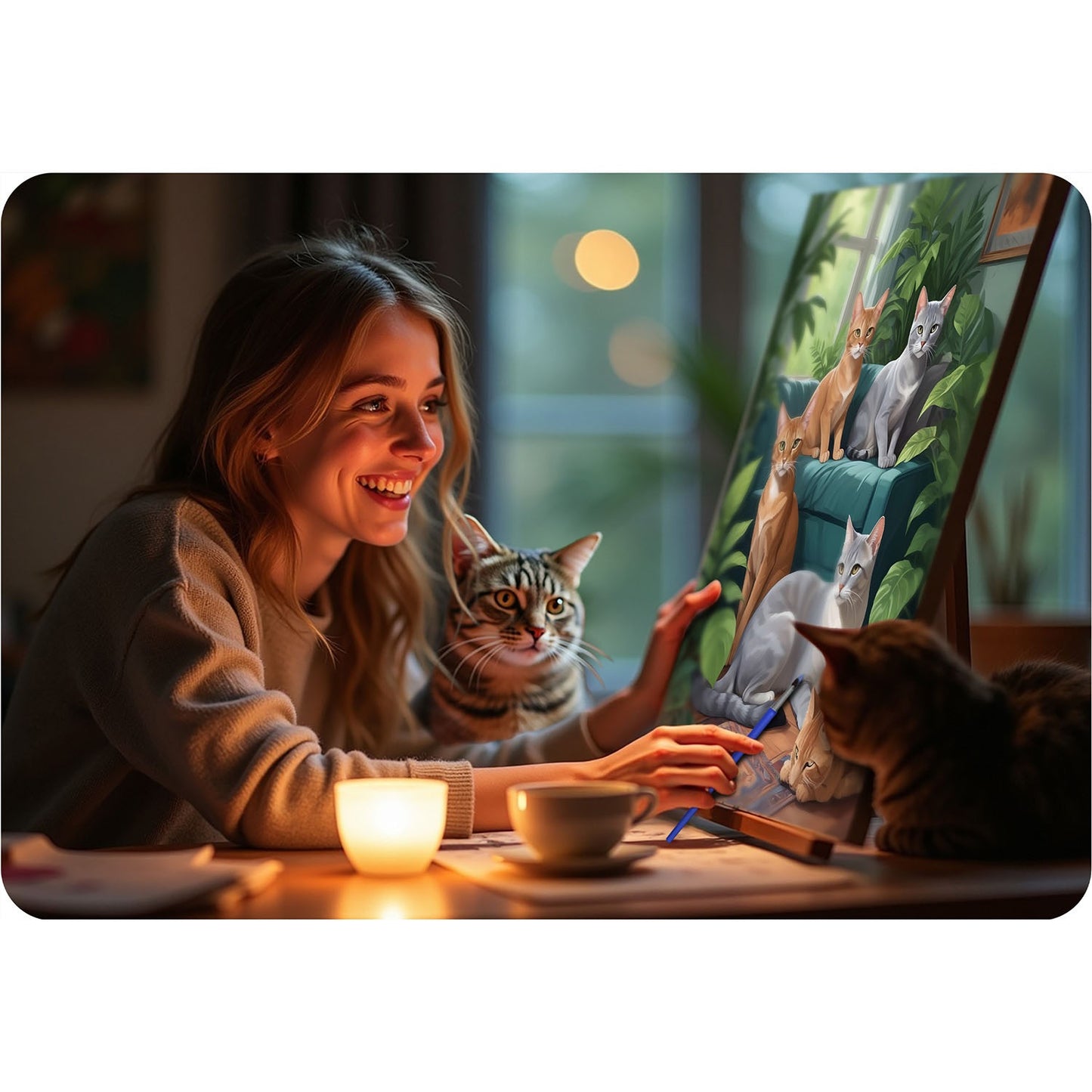 Painting by numbers 40x50 cm Massido Cats