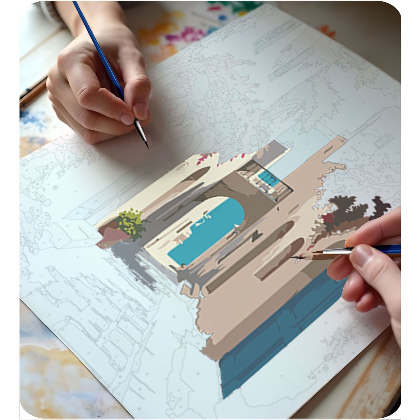 Painting by numbers 40x50 cm Massido City Landscape