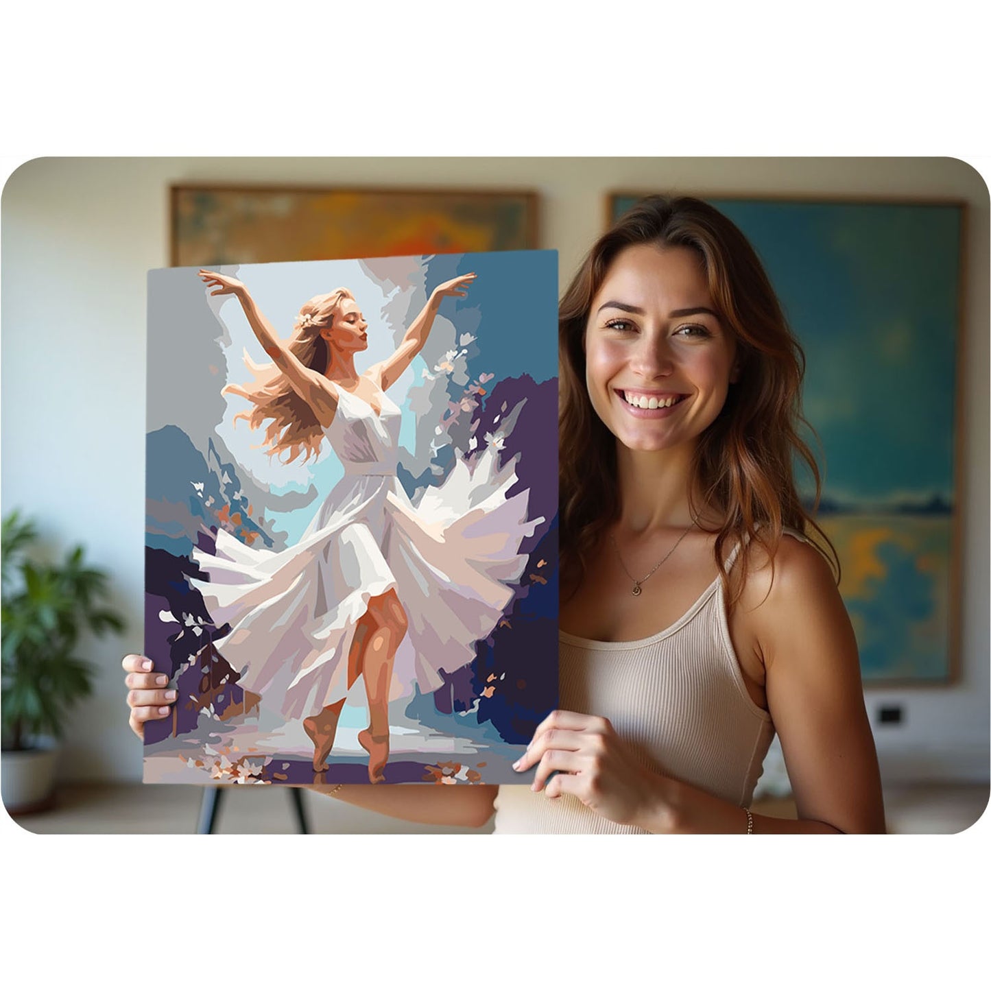 Painting by numbers 40x50 cm Massido Dancing Woman