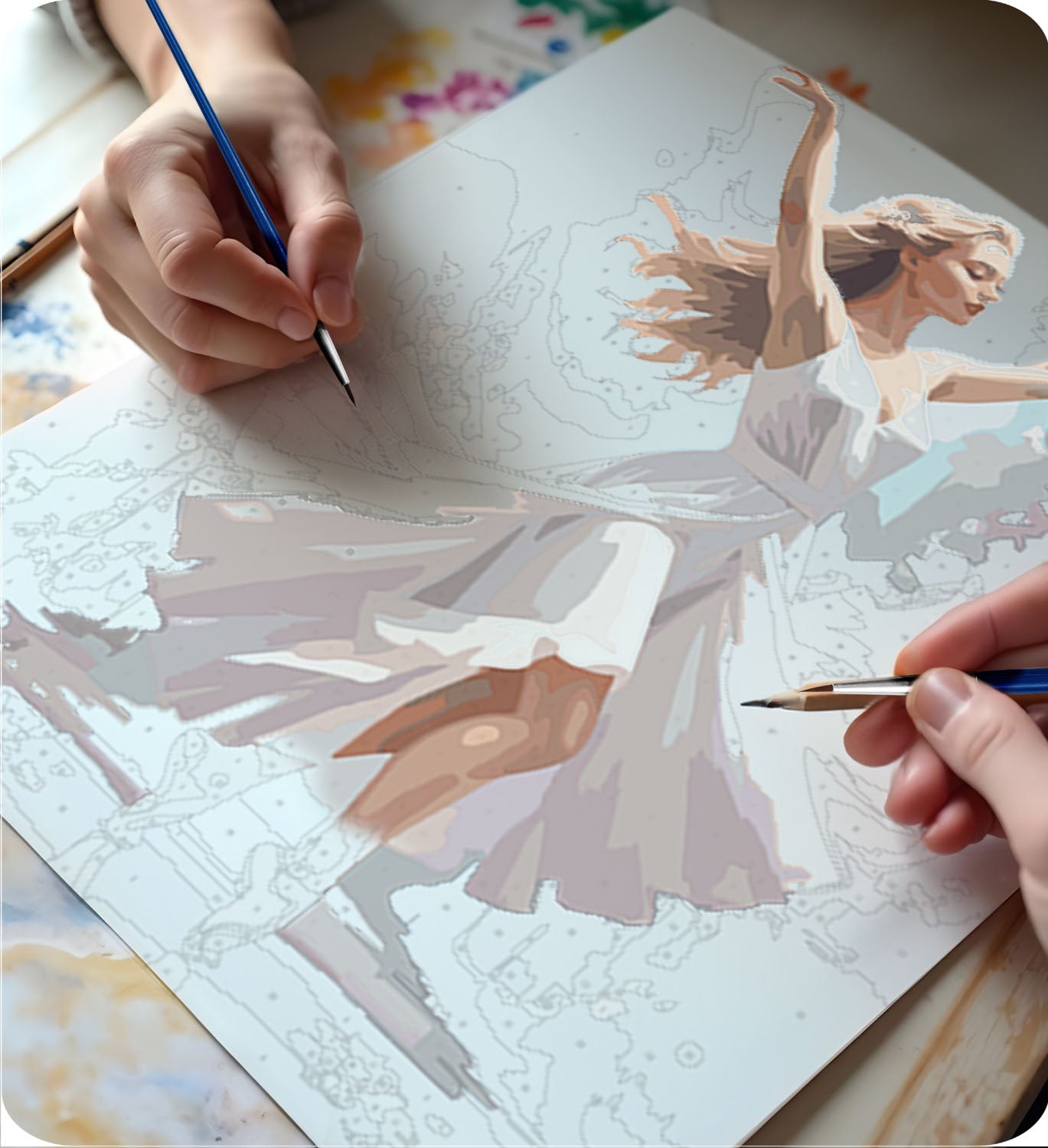 Painting by numbers 40x50 cm Massido Dancing Woman