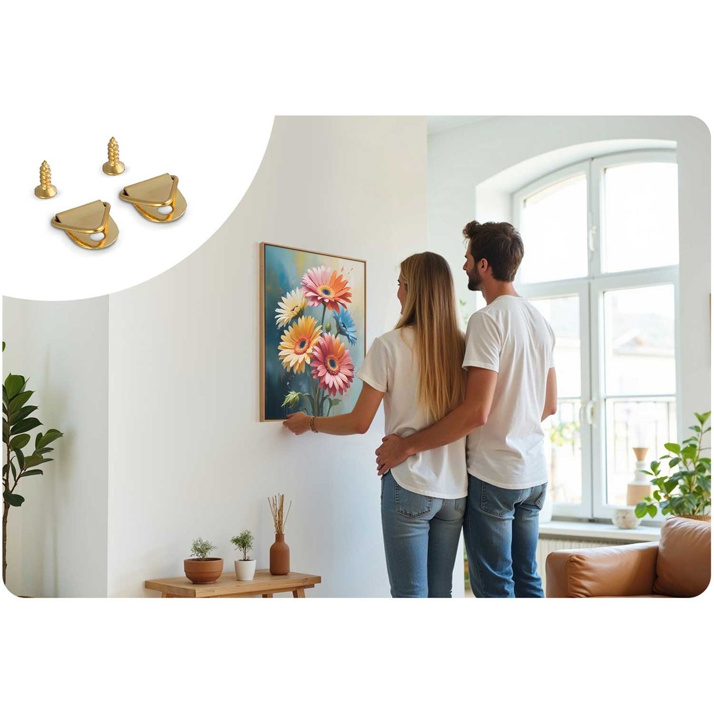 Painting by numbers 40x50 cm Massido Flowers