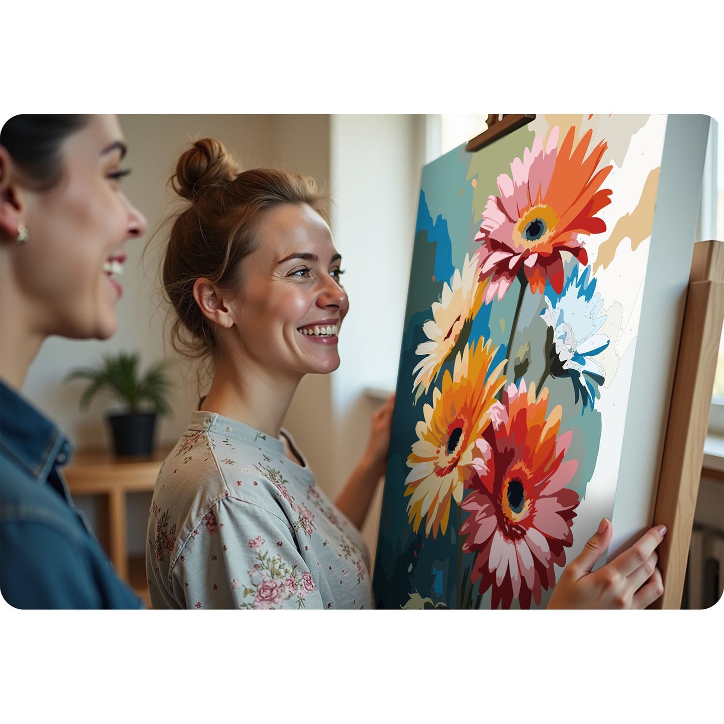 Painting by numbers 40x50 cm Massido Flowers