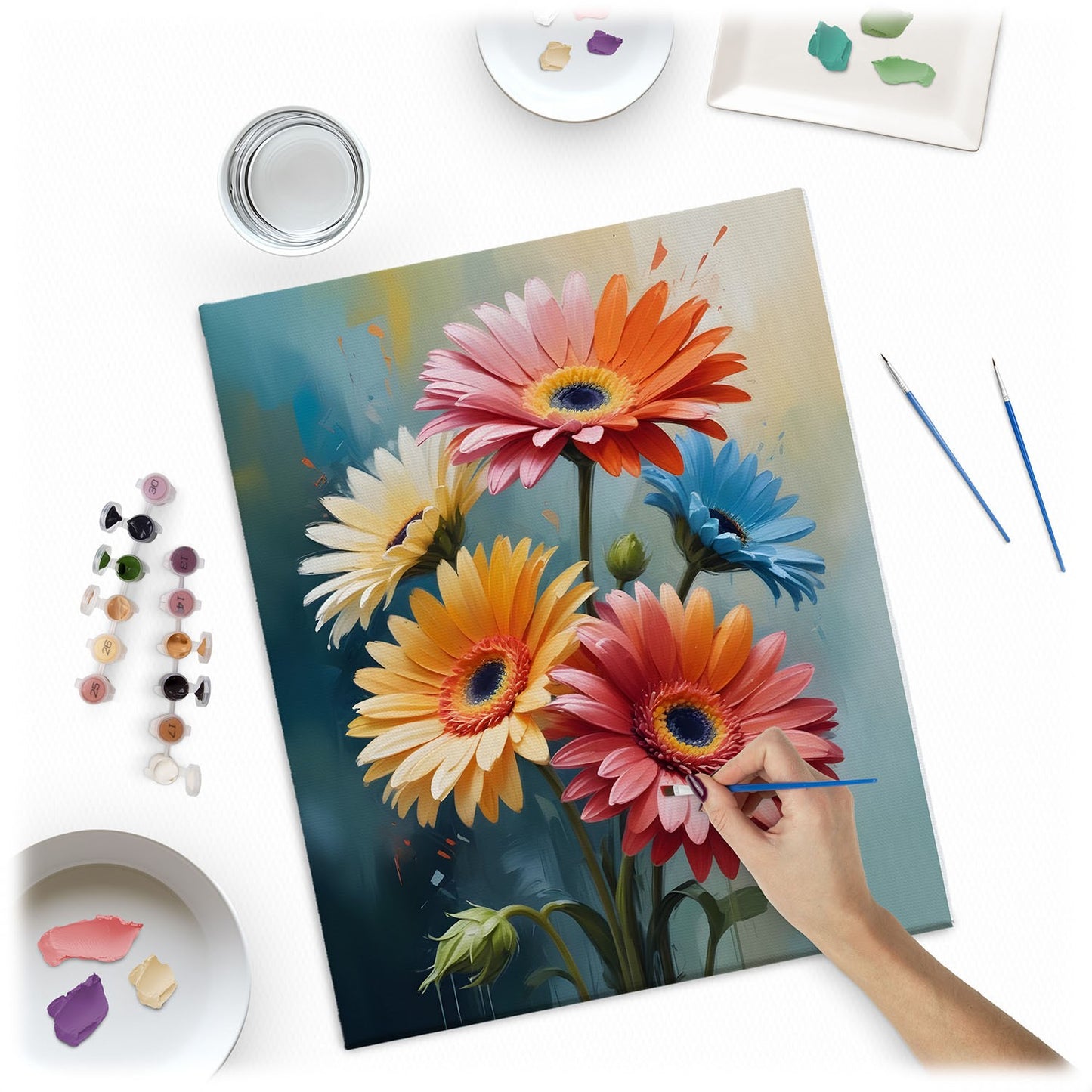 Painting by numbers 40x50 cm Massido Flowers