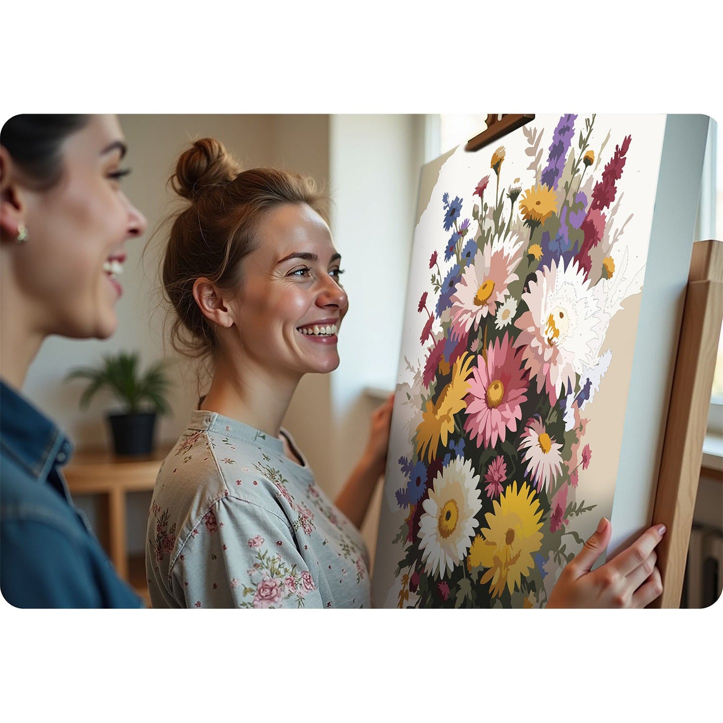 Painting by numbers 40x50 cm Massido Flowers