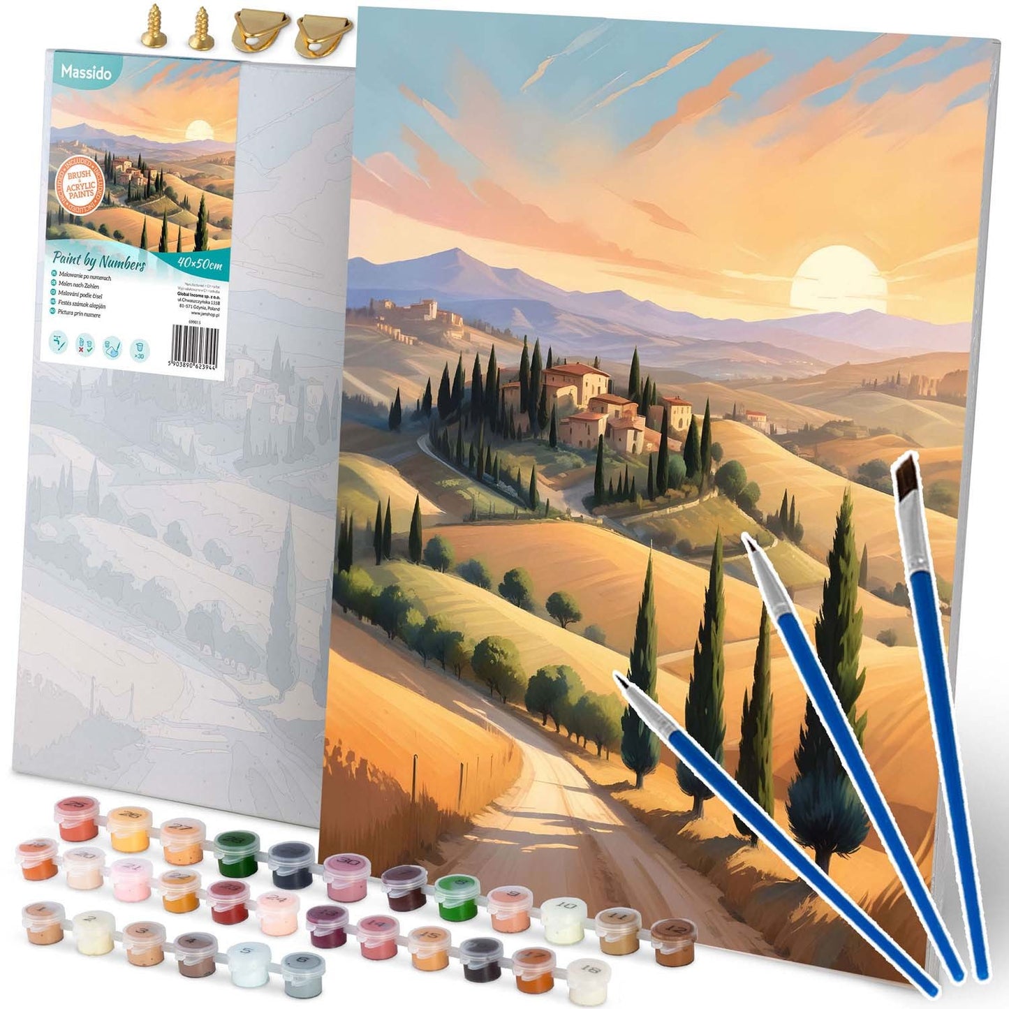 Painting by numbers 40x50 cm Massido Landscape