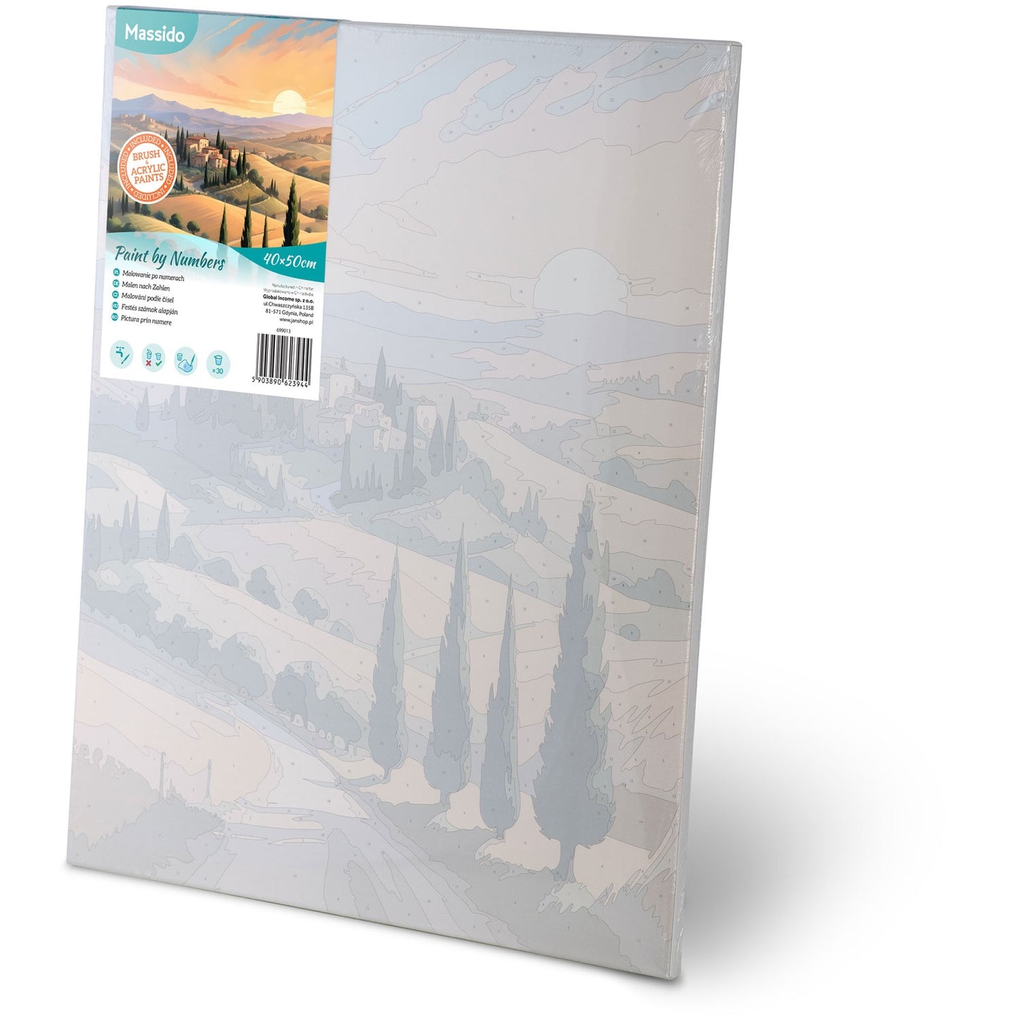 Painting by numbers 40x50 cm Massido Landscape