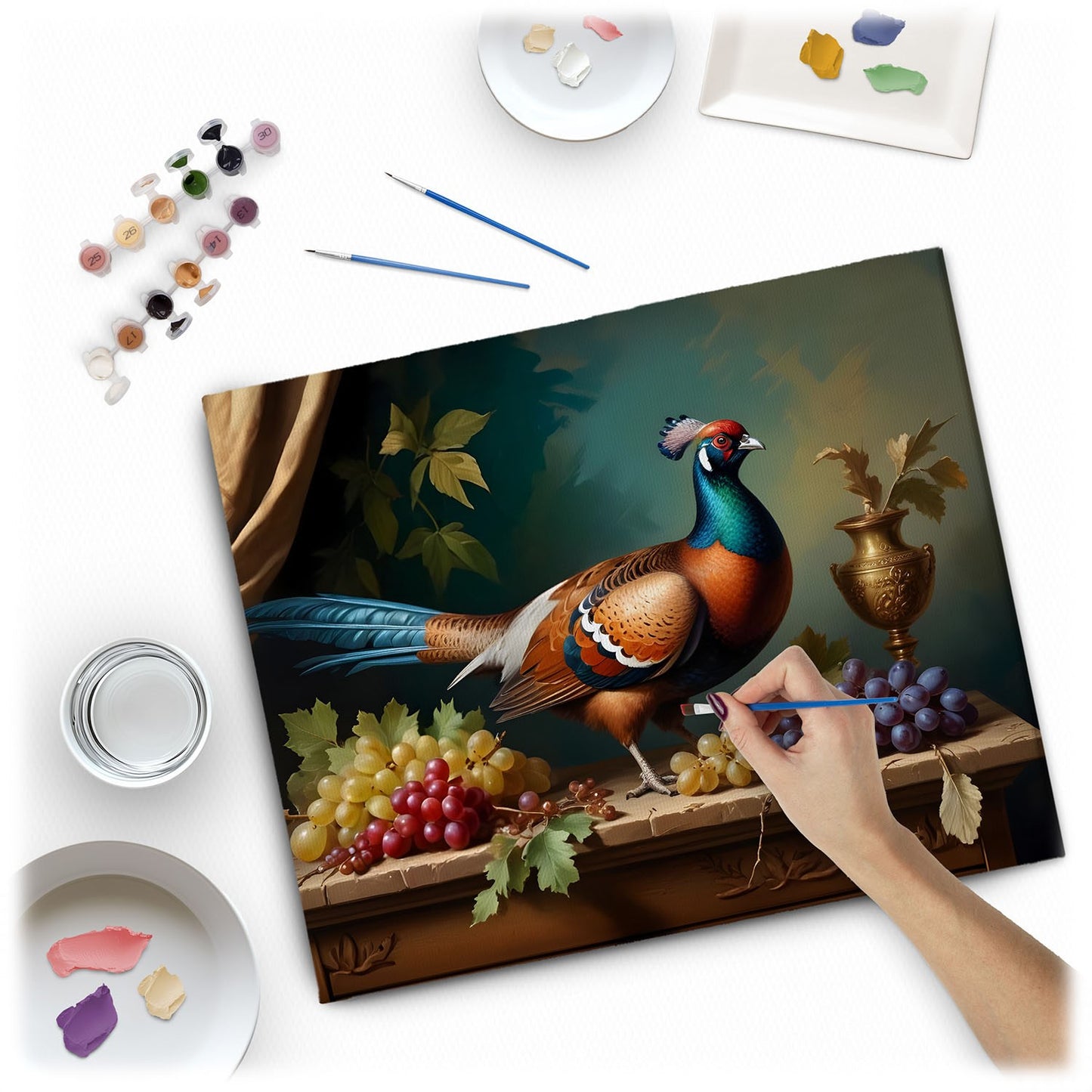 Painting by numbers 40x50 cm Massido Pheasant