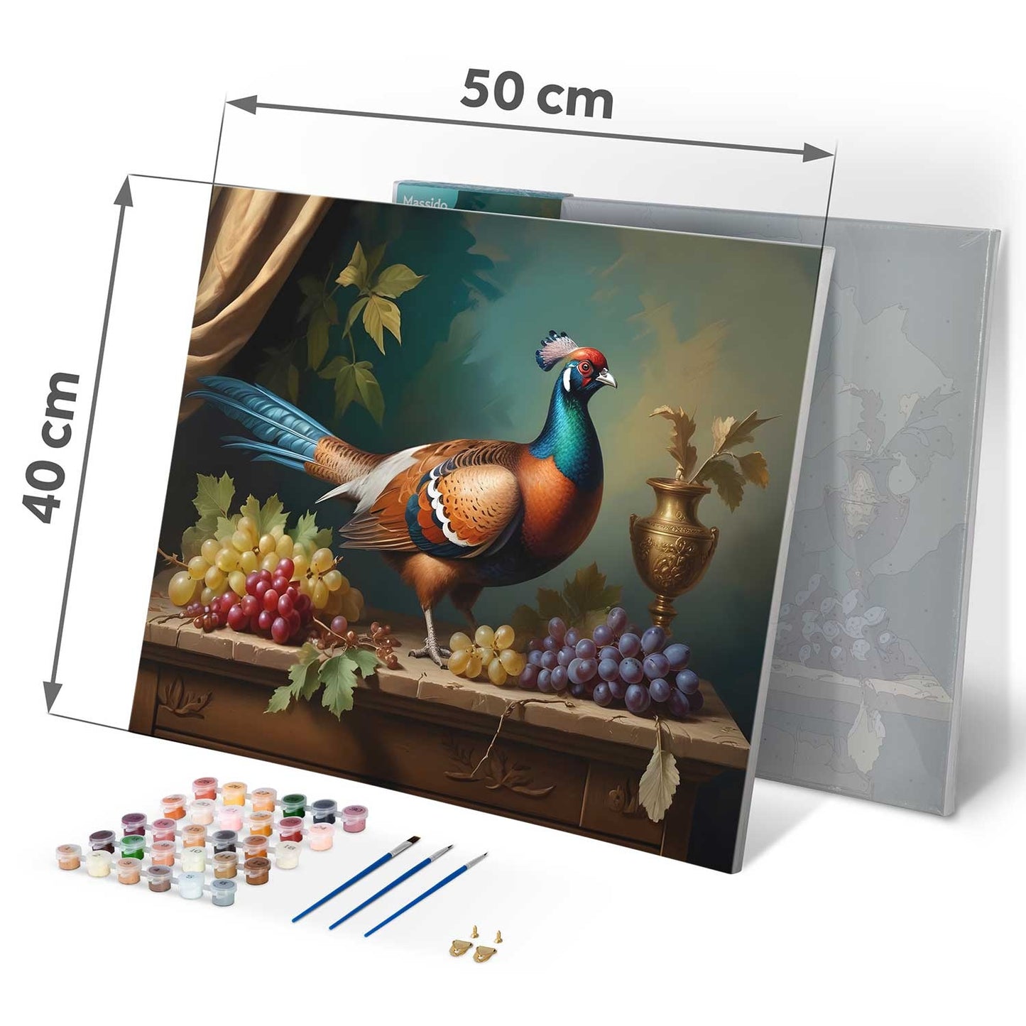 Painting by numbers 40x50 cm Massido Pheasant