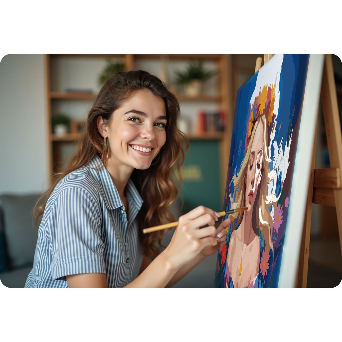 Painting by numbers 40x50 cm Massido Portrait of a woman