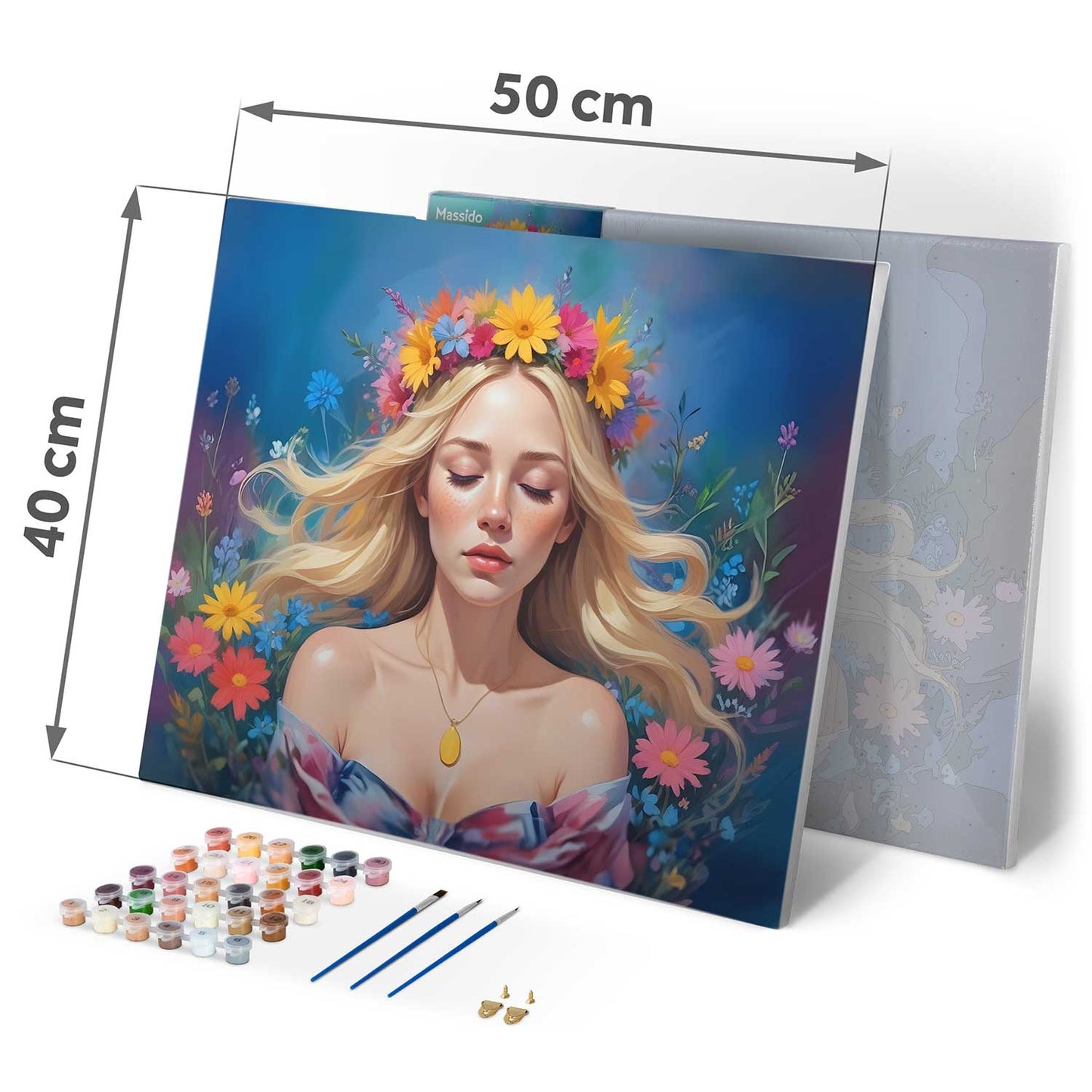 Painting by numbers 40x50 cm Massido Portrait of a woman