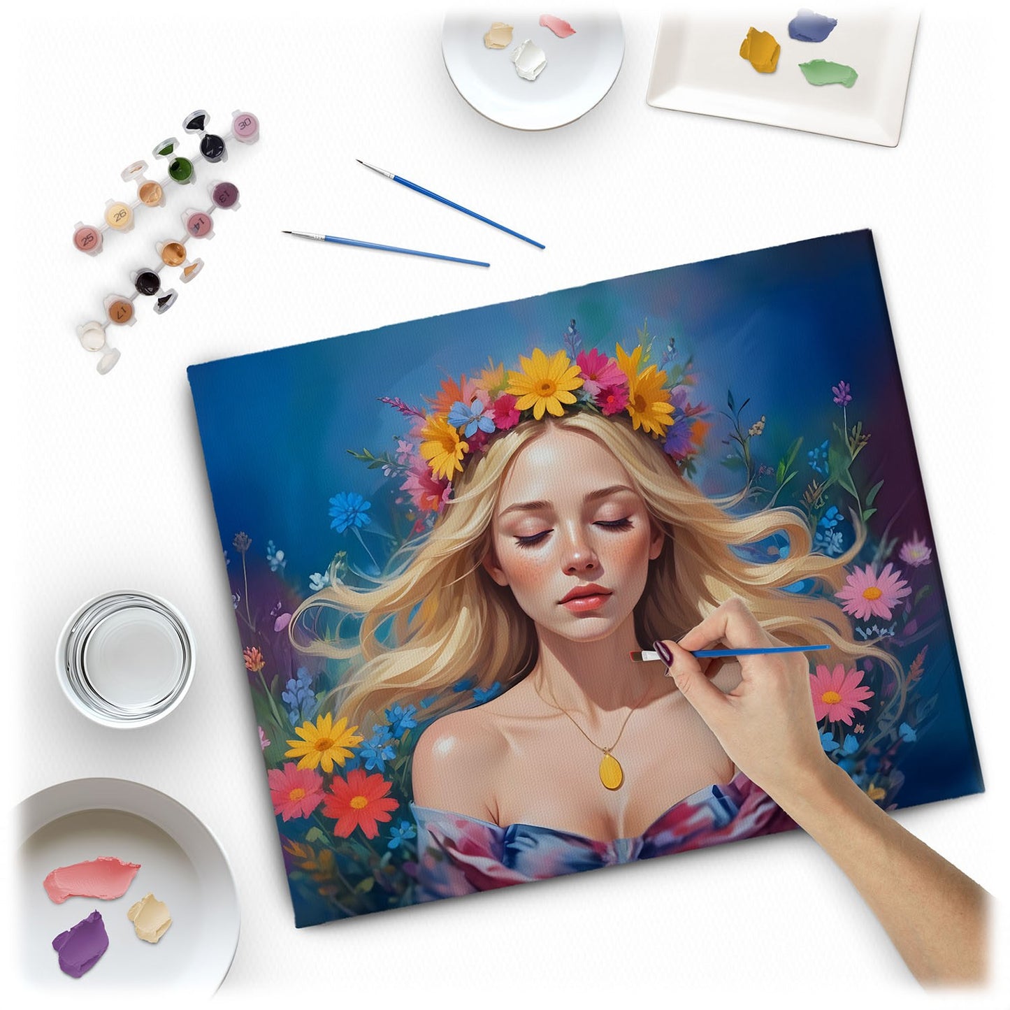 Painting by numbers 40x50 cm Massido Portrait of a woman