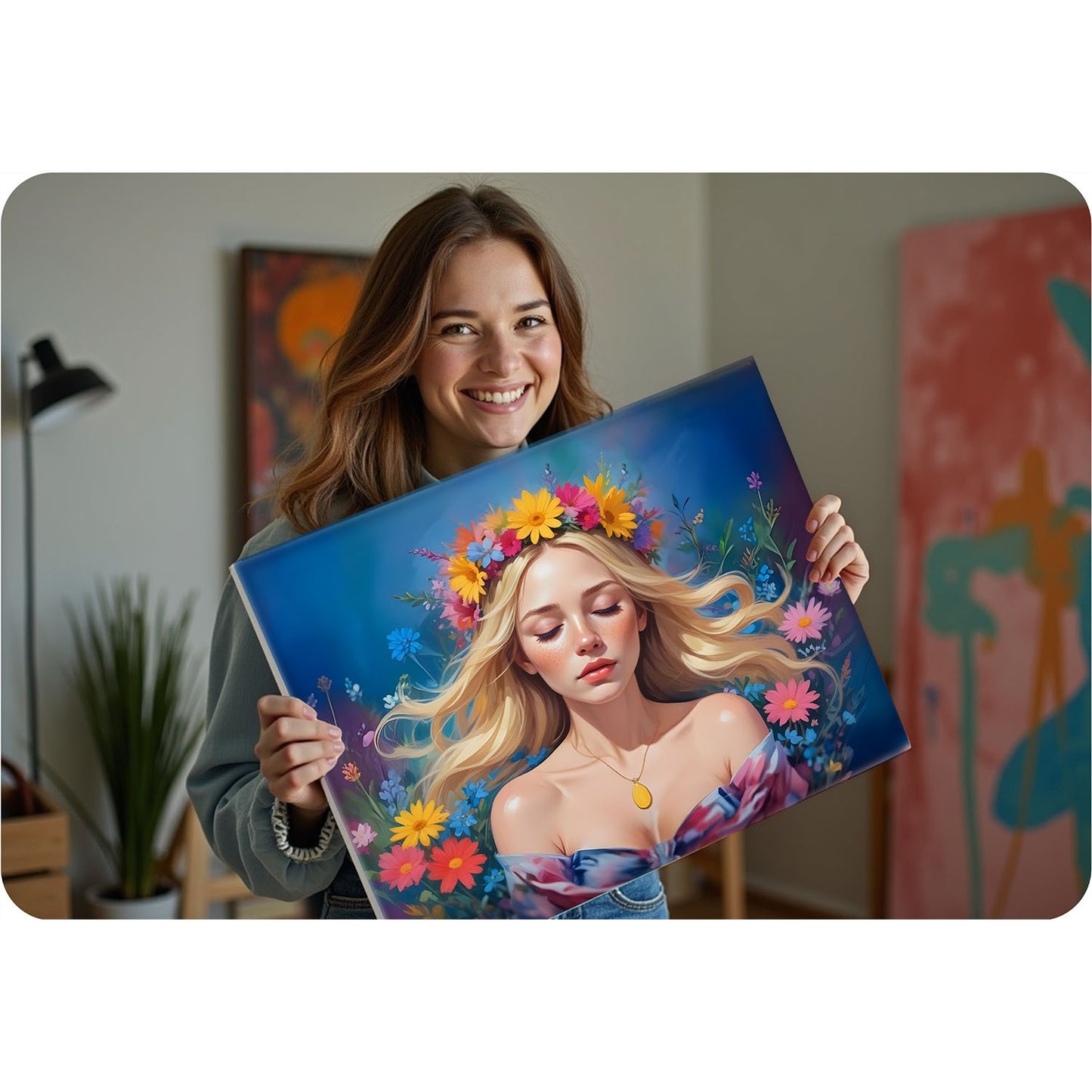 Painting by numbers 40x50 cm Massido Portrait of a woman