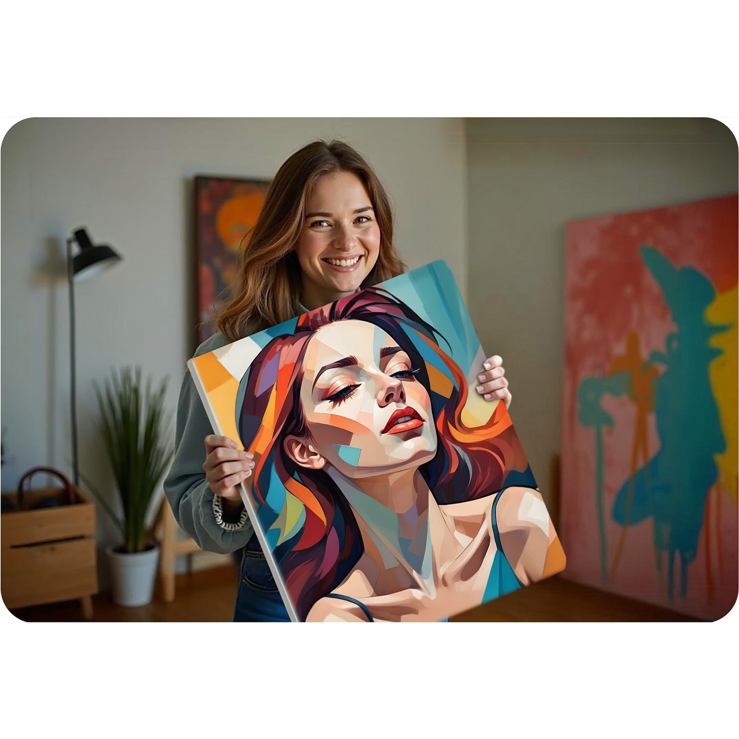 Painting by numbers 40x50 cm Massido Portrait of a woman