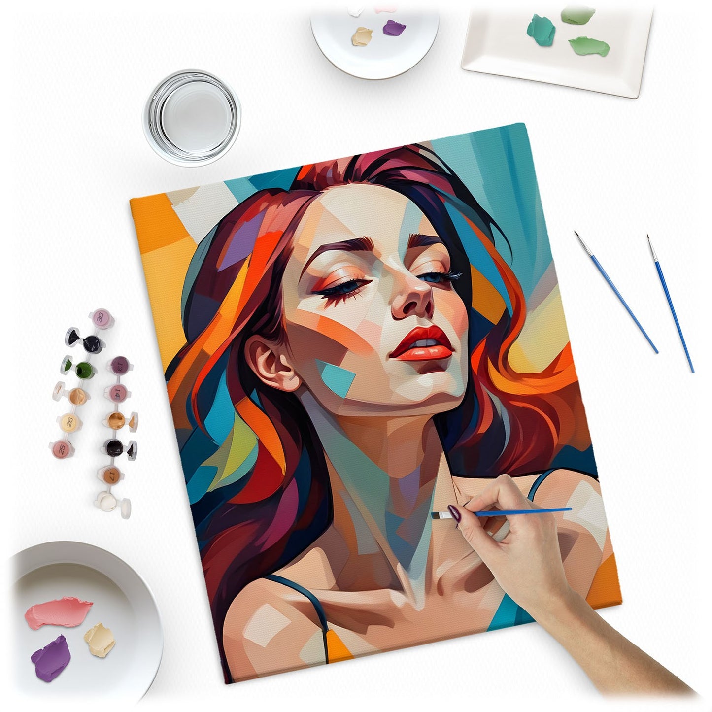 Painting by numbers 40x50 cm Massido Portrait of a woman