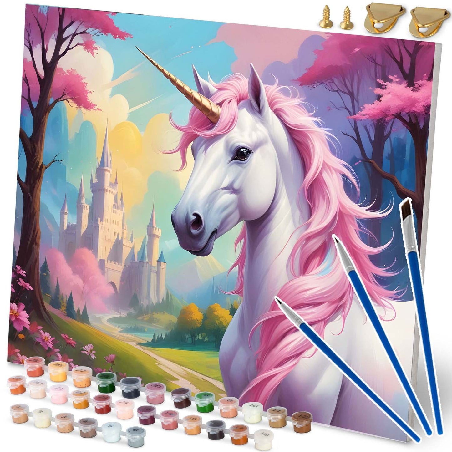 Painting by numbers 40x50 cm Massido Unicorn