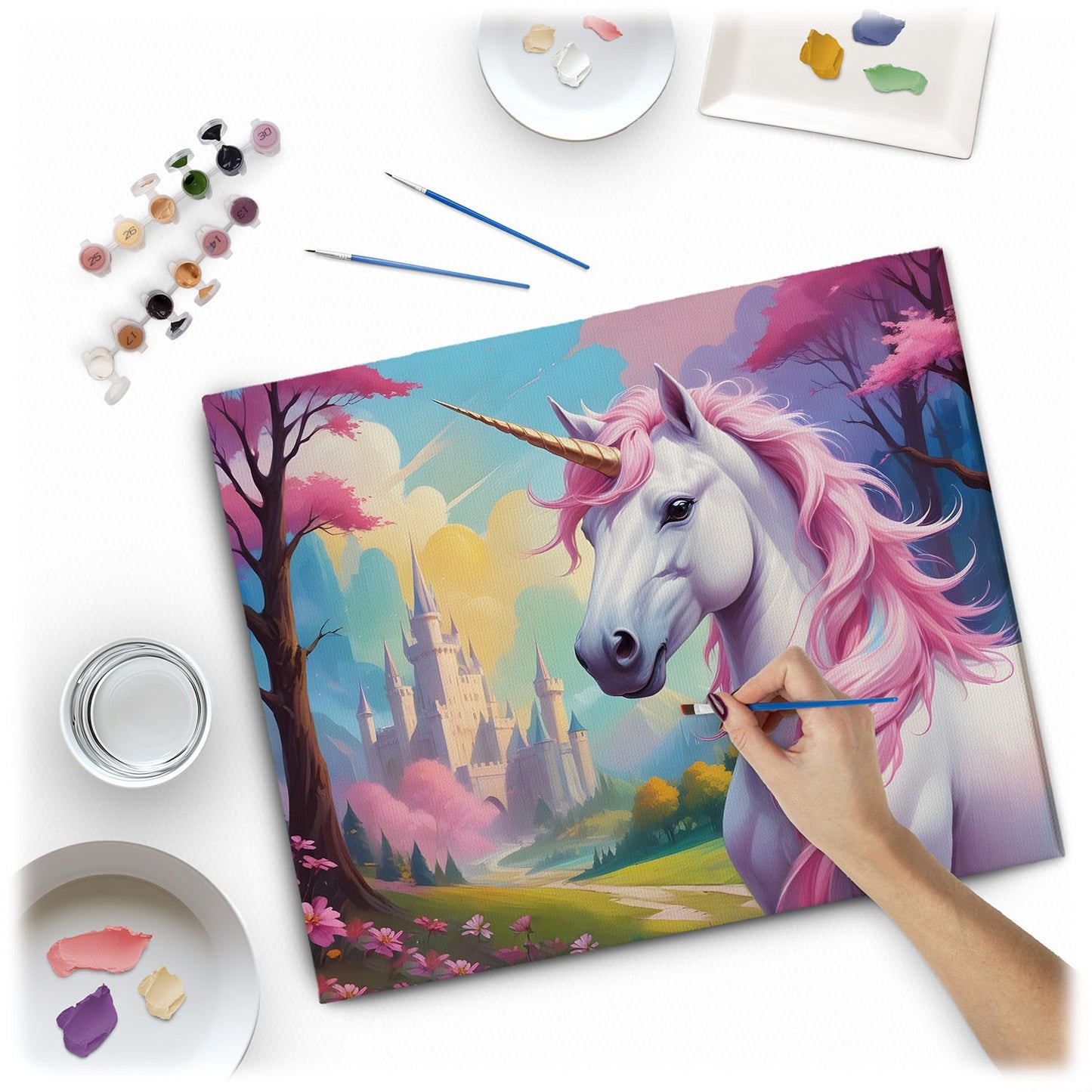 Painting by numbers 40x50 cm Massido Unicorn