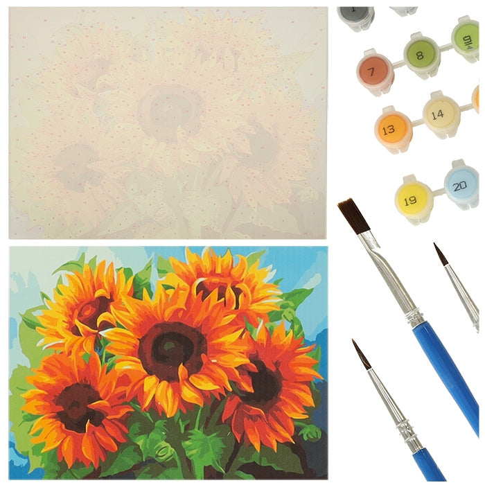 Painting by numbers 40x50cm sunflowers