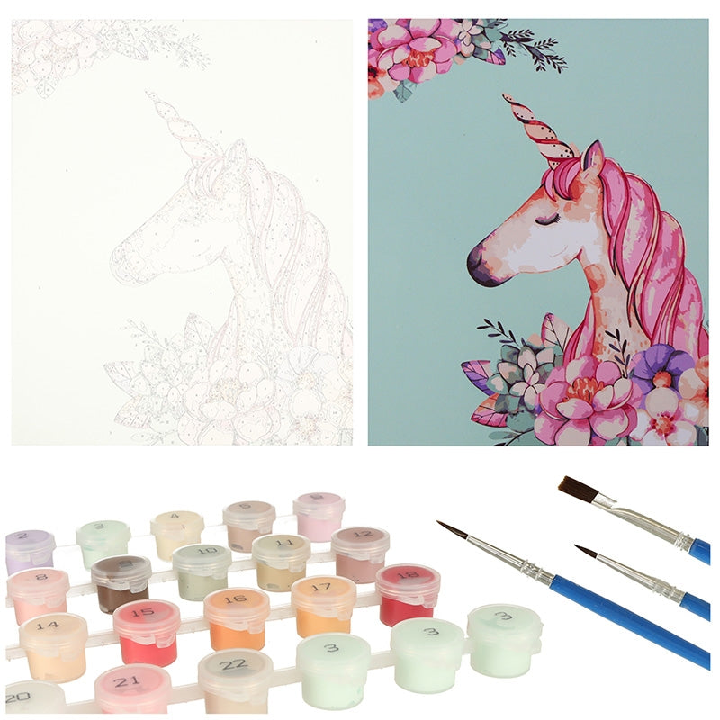 Painting by numbers 40x50cm unicorn