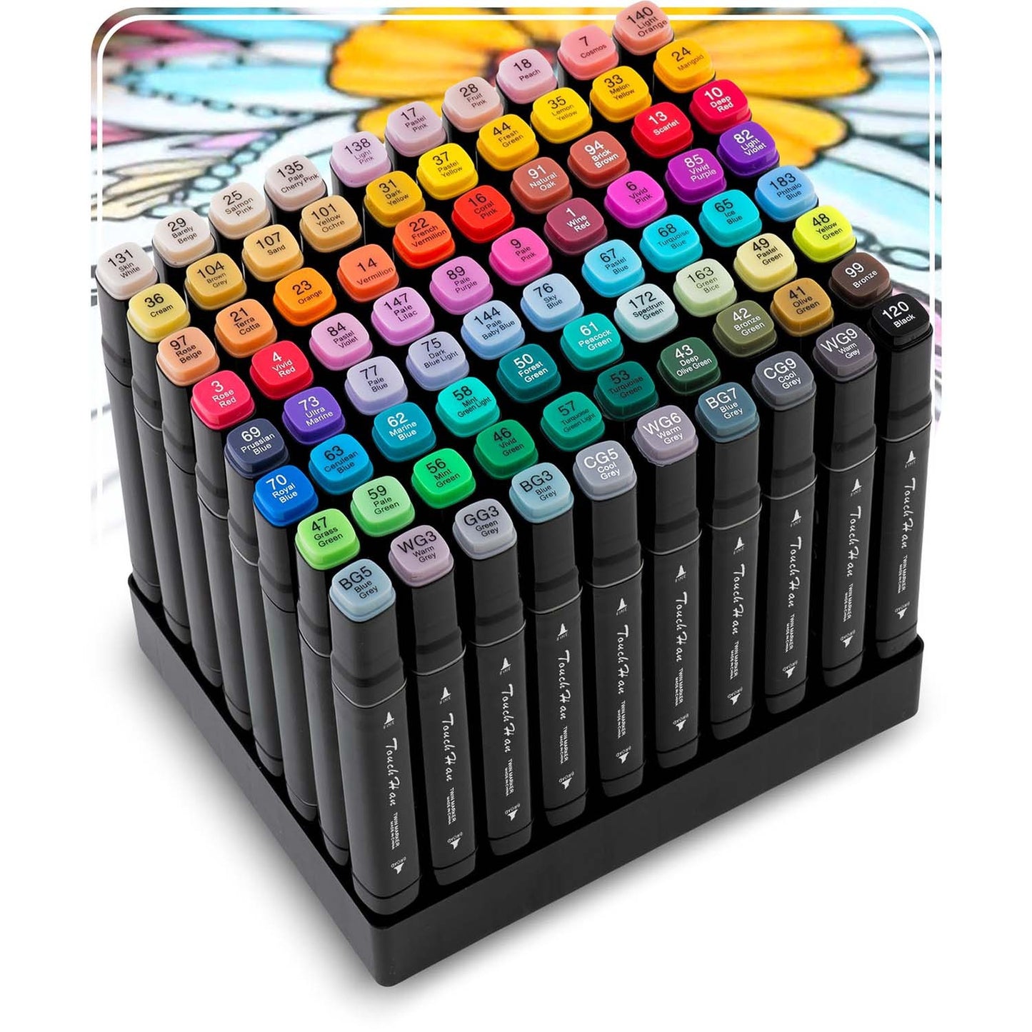 Painting mat 90 x 120 cm + 80 Ricokids alcohol markers