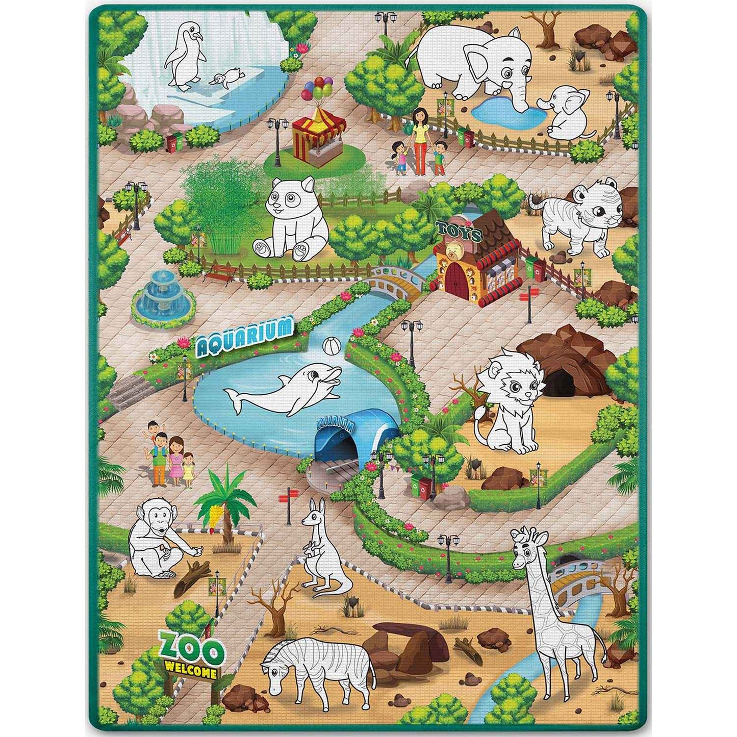 Painting mat 90 x 120 cm + 80 Ricokids alcohol markers