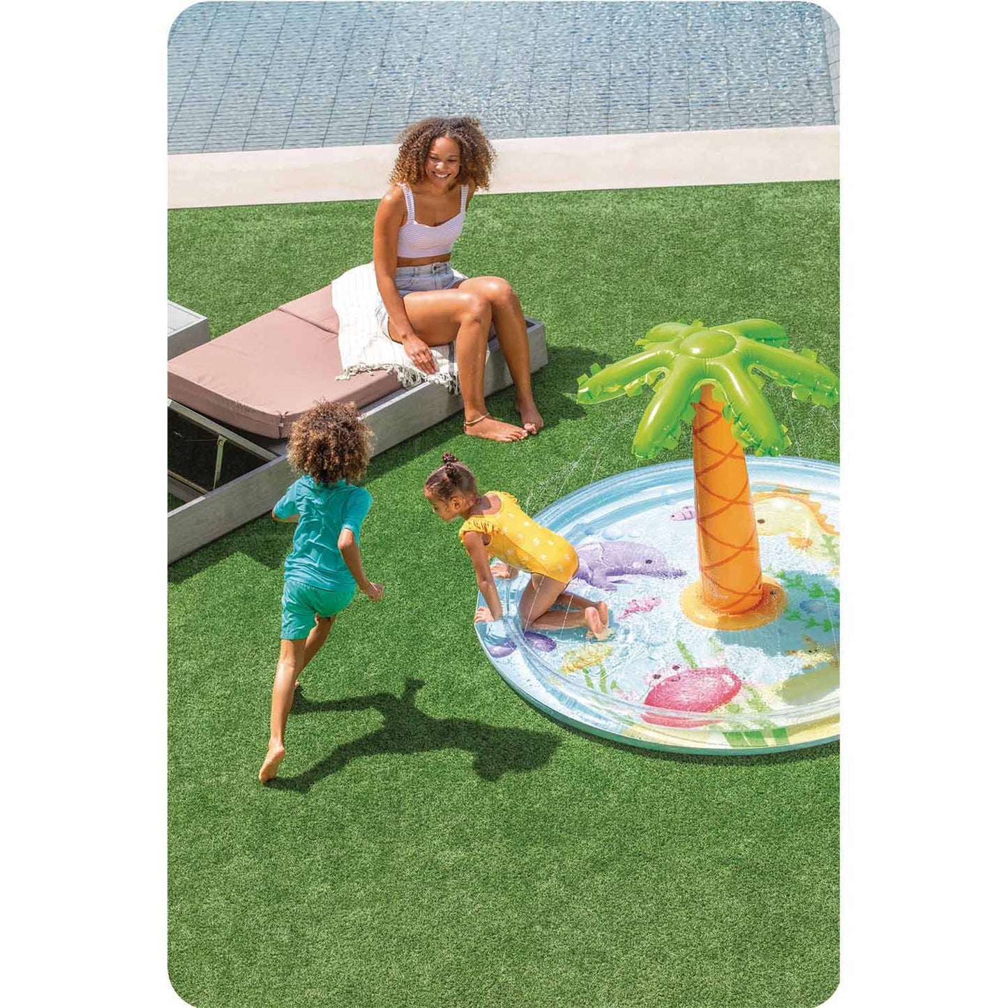 Palma inflatable paddling pool 104x173 cm INTEX 56433